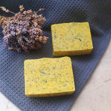 Mermoss Skin | SEA MOSS Hydra Scrubbie | Turmeric Lavender Soap
