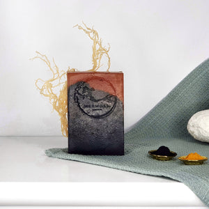 Mermoss Skin SEA MOSS Facial Cleansing Soap Tea tree, Tamanu, Charcoal & Turmeric