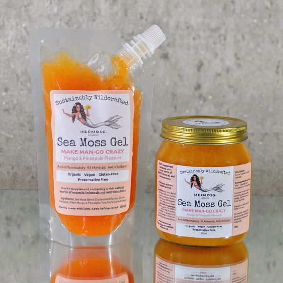 Make Man-Go Crazy | Mango & Pineapple | Premium Sea Moss Gel